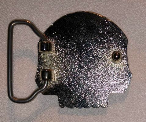 Пряжка Skull Willie с цирконами Swarovski
