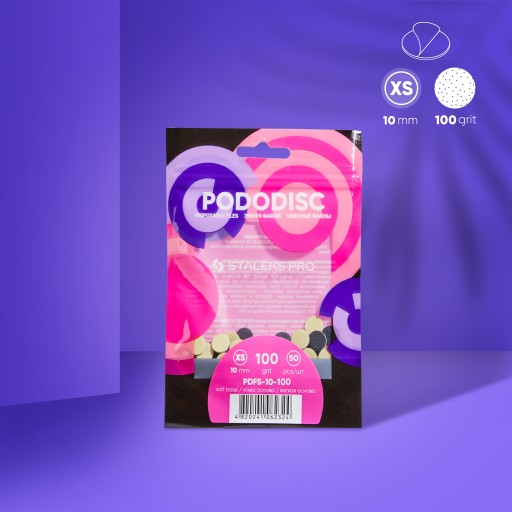 STALEKS 50x PODODISC PRO XS 100 сменные чехлы