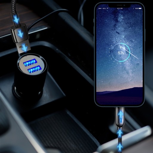 FM-передатчик Forever BLUETOOTH SD, 2 зарядных устройства USB