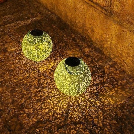 Уличные железные солнечные фонари