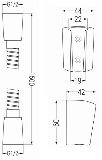 ДУШЕВОЙ НАБОР MEXEN HAND HAND R-33 ХРОМИРОВАННЫЙ ШЛАНГ