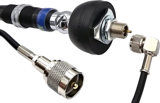 CB ANTENNA PRESIDENT IOWA оригинал 102см +4dBi 1/2f + кабель + штекер CB-UHF