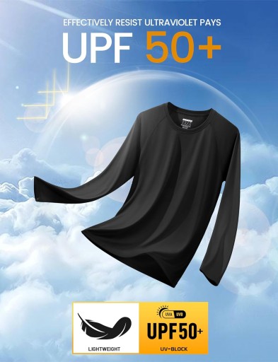 МУЖСКАЯ РУБАШКА С ДЛИННЫМ РУКАВОМ UPF 50 ЗАЩИТА ОТ УФ-СОЛНЦА