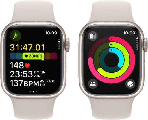 OUTLET Smartwatch APPLE Watch Series 9 GPS, цветной алюминиевый корпус, 41 мм
