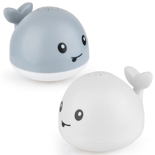WOOPIE BABY Игрушка для ванны, брызгающий водой Кит, светодиодный фонтан