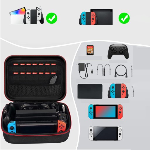 CASE XXL ENHANCED FOR NINTENDO SWITCH OLED - Чехол-сумка