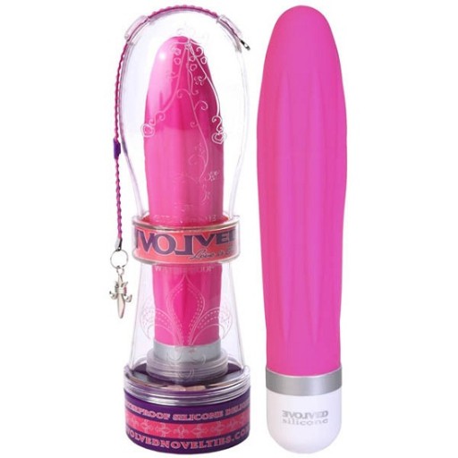 Роскошный вибратор - EVOLVED FLEUR-DE-LIS DELIGHT на подарок 21,5см розовый