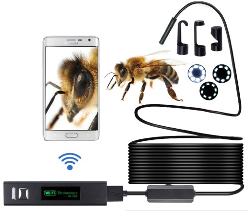 ИНСПЕКЦИОННАЯ КАМЕРА ЭНДОСКОП ANDROID 5M Wi-Fi 8MM ТЕЛЕФОН ДЛЯ МАСТЕРСКОЙ ПК