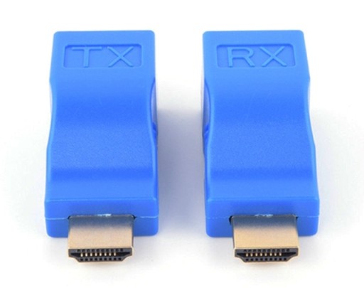 КОНВЕРТЕР-ЭКСТЕНДЕР HDMI-LAN ПО ВИТОЙ ПАРЕ RJ45 30М