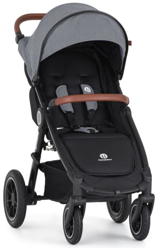 WÓZEK SPACEROWY PetiteMars Street 2 AIR STELAŻ KLAMRA OAK ULTIMATE GREY