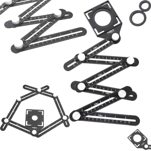 NEO Tools 72-351 УГЛОВАЯ ЛИнейка, 6 РУЧКОВ