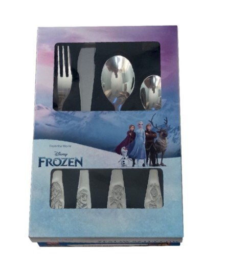 SZTUĆCE FROZEN KRAINA LODU DLA DZIECKA ZESTAW