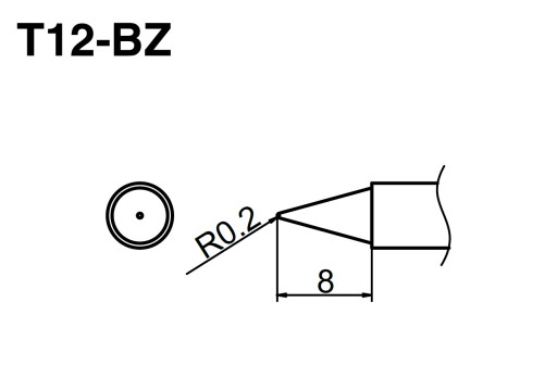 Паяльное жало BAKON AOYUE GM-951 HAKKO T12-BZ