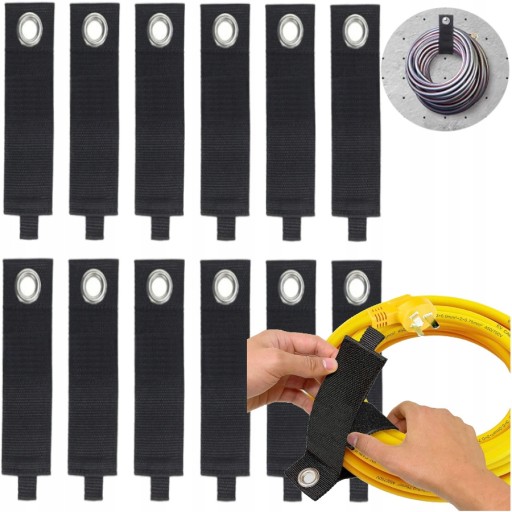 КАБЕЛЬНЫЙ ОРГАНАЙЗЕР ДЕРЖАТЕЛЬ-ВЕШАЛКА STRONG CLAMP 12 ШТ.