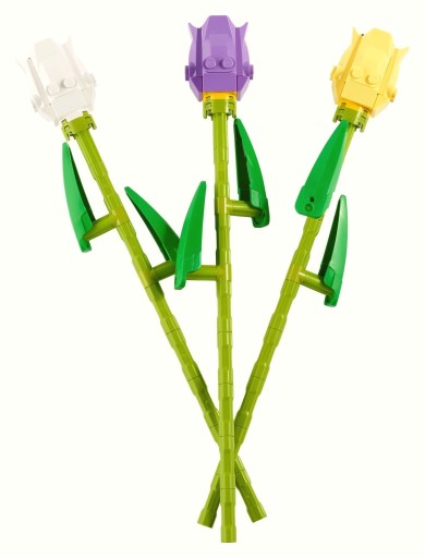 Оригинальные кубики «Тюльпаны» LEGO 40461, 111 деталей, НОВИНКА
