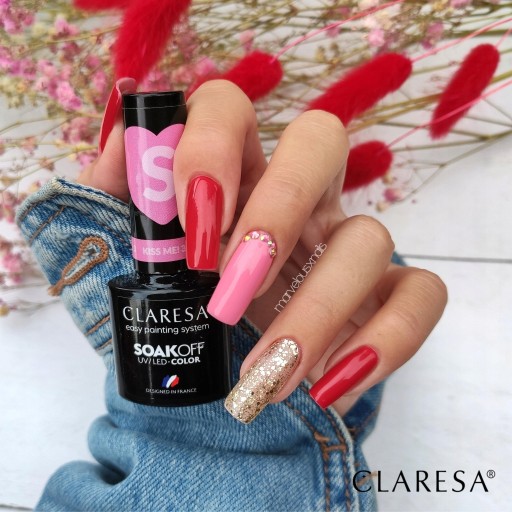 Большой дополнительный набор гелевых ногтей Claresa.