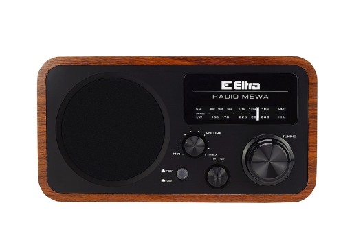POLSKIE RADIO SIECIOWE DREWNIANE ODTWARZARZ ODBIORNIK KUCHENNE RETRO STYL