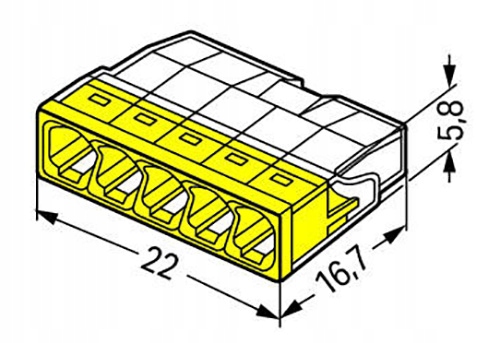 БЫСТРОСОЕДИНИТЕЛЬ 73-205 ILEKOM 100 шт.