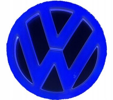 Светодиодная эмблема VW на решетке радиатора, белая подсветка