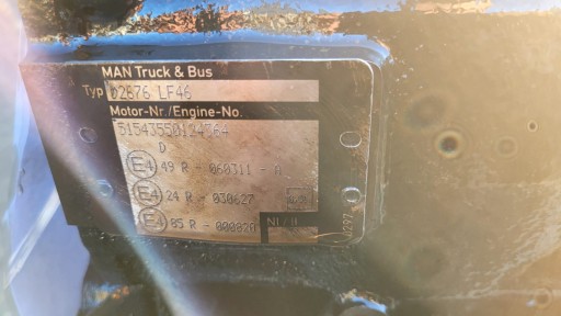 БЛОК ДВИГАТЕЛЯ С КРИШЕННО-ПОРШНЕВОЙ СИСТЕМОЙ MAN D2676 LF46 480KM