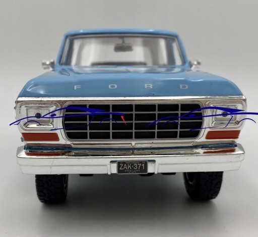 Ford Bronco (жесткий верх) 1978 1:24 Motormax 79373 синий
