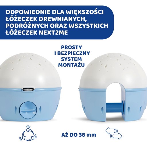 CHICCO ПРОЕКТОРНАЯ ЛАМПА ДЛЯ ДЕТЕЙ КЛАССИЧЕСКАЯ МУЗЫКА 3 ПРОЕКТА