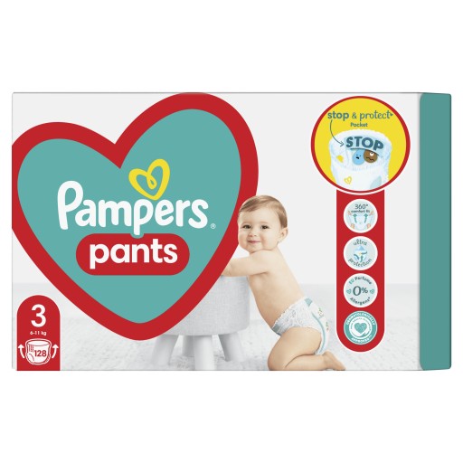 Трусики Pampers 3 128 шт. 6-11 кг. Подгузники.