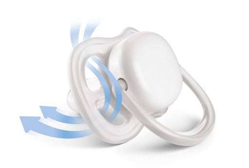 Соска AVENT ULTRA AIR 0–6 мес ДЫШАЩАЯ + ЧЕХОЛ
