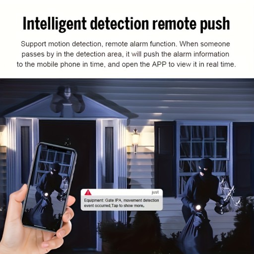 Kamera Wi-Fi Kamera internetowa z noktowizorem, rejestrator wideo Monitor