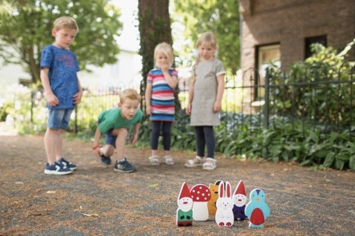 BS TOYS ДЕРЕВЯННАЯ ИГРА ДЛЯ БОУЛИНГА ГНОКИ