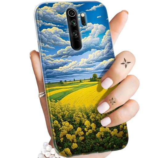 ЧЕХОЛ ДЛЯ XIAOMI REDMI Note 8 PRO CLOUD PATTERNS НЕБЕСНО-ГОЛУБОЙ КРЫШКА КОРПУСА