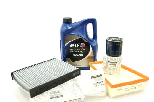 КОМПЛЕКТ ФИЛЬТРОВ SCENIC III 1.5 DCI ELF OIL 5W30 OE
