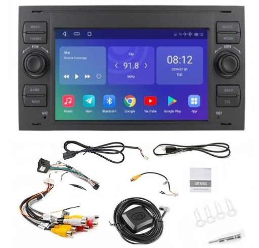 РАДИО 2DIN 2 ГБ GPS ANDROID Ford Mondeo S-max Focus C-MAX
