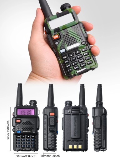 Baofeng UV-5R Walkie Talkie профессиональная радиостанция CB