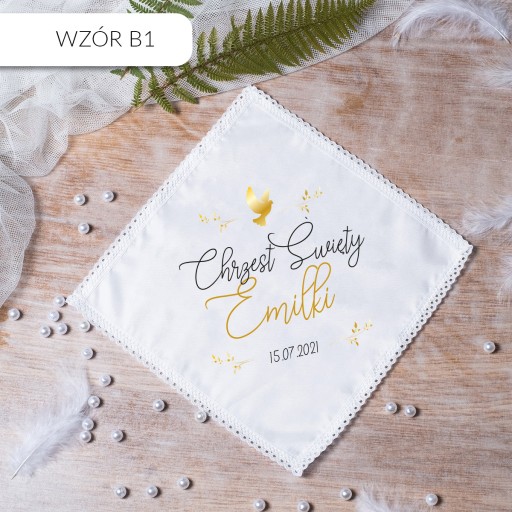 SZATKA DO CHRZTU NA CHRZEST PAMIĄTKA CHRZTU WZORY