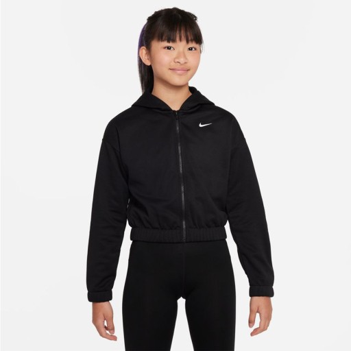 L (147-158) Толстовка для девочек Nike Therma-Fit Jr DX4991 010 черная L (147-158)