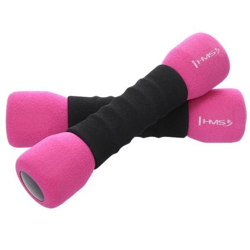 Мягкие гири 2 x 1 кг CM06 PINK HMS