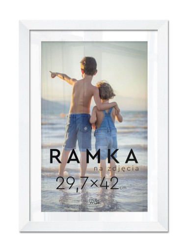 Белая фоторамка 29,7х42 см 42х29,7 см А3