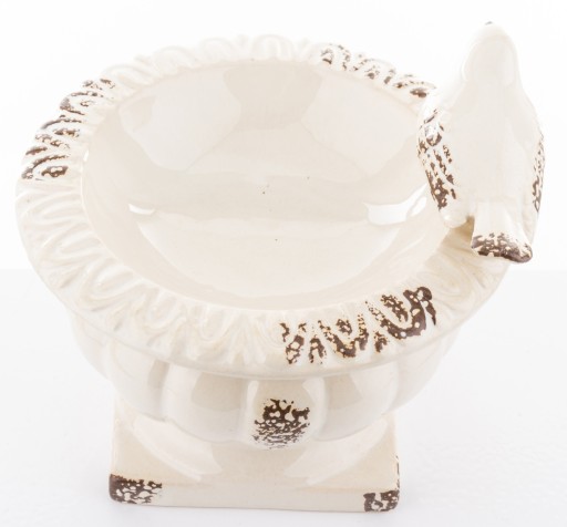 Doniczka ceramiczna, osłonka, ptak 17x18cm