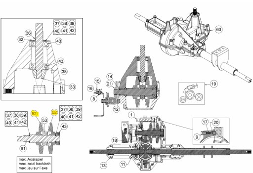 ЗВЕЗДОЧКА КОРОБКИ ПЕРЕДАЧ 717-04537 55 зубьев MTD LC125 LE135 LN155 Gold Smart