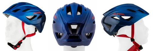 Детский велосипедный шлем Alpina Pico True Blue Gloss 50-55