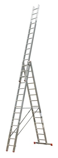 Лестница Krause TRIBILO 10,9м алюминий 3 х 14 до 150кг