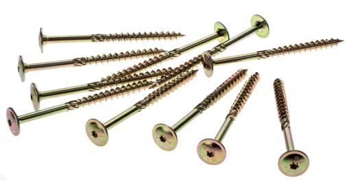 ШУРУРЫ СТОЛЯНЫЕ 6x260 TORX ДЛЯ ДЕРЕВЯННЫХ СОЕДИНЕНИЙ 100 шт.