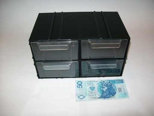 35804 Шкаф пластиковый с ящиками PX, 4 ящика