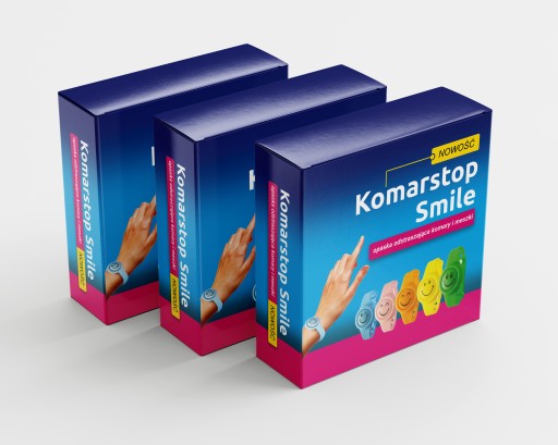 КОМАСТОП SMILE INSECT BLAST ОТ КОМАРОВ 3 шт.