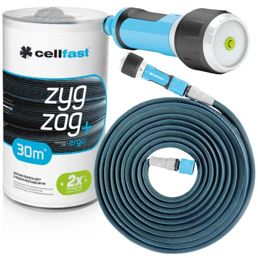САДОВЫЙ ШЛАНГ CELLFAST ZYG ZAG 30M В КОМПЛЕКТЕ ПОЛИРОВКИ
