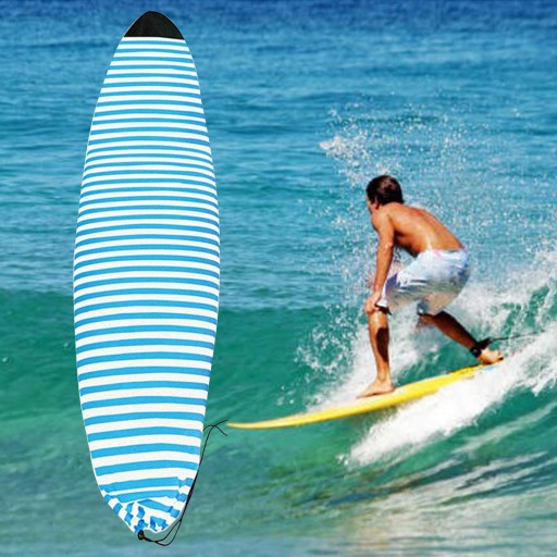 Pokrowiec na skarpetki na deskę surfingową Lekki, rozciągliwy pokrowiec ochronny 200 cm x 50 cm Niebieski