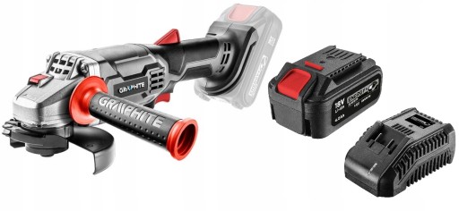GRAPHITE Szlifierka kątowa aku Energy+ 18V 4AH