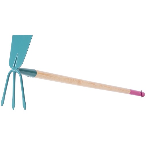 MOTYKA MOTYCZKA OGRODOWA DO KOPANIA KOPACZKA Z WIDEŁKAMI 10cm DAMSKA 134cm