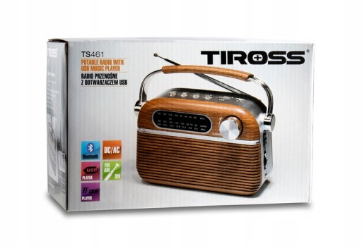Радиостанция Tiross TS461 AM, FM, SW с питанием от сети
